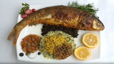 طرز تهیه ماهی شکم پر شمالی در فر