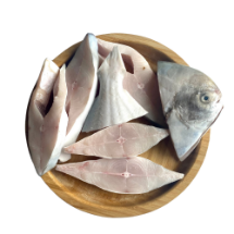 تصویر  استیک ماهی حلوا سفید سایز بزرگ – ۱ کیلوگرم