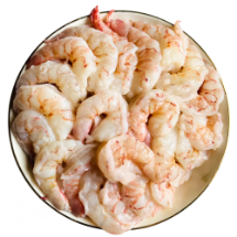 تصویر  میگو صورتی متوسط  سایز 81 - 90 ( پاک شده ) - 500 گرم