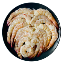 تصویر  شاه میگو ببری سایز 15-20 ( پاک شده  ) - 500 گرم