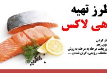 طرز تهیه ماهی لاکس روش های مختلف و مرحله